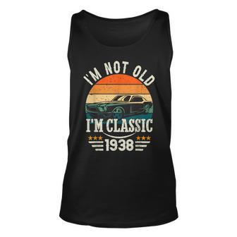 Im Classic Car 85Th Birthday Gift 85 Years Old Born In 1938 Unisex Tank Top | Mazezy
