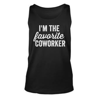 I'm The Favorite Coworker Matching Employee Work Tank Top - Thegiftio UK