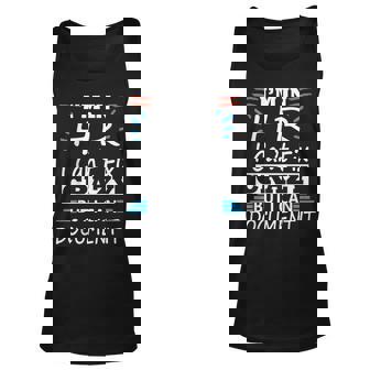 Im In Hr I Cant Fix Crazy But I Can Document It Funny Hr Unisex Tank Top | Mazezy