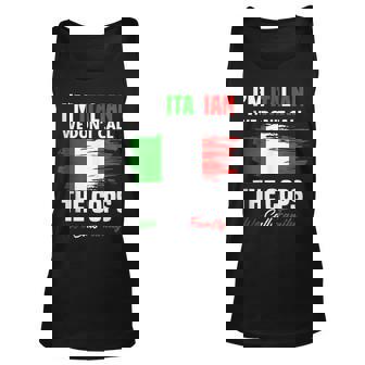 Im Italian Family Mafia Funny Italy Italian Unisex Tank Top | Mazezy