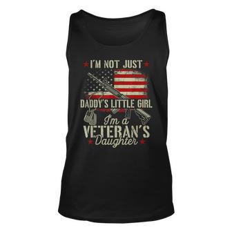Im Not Just Daddys Little Girl Veterans Daughter Army Dad Unisex Tank Top | Mazezy
