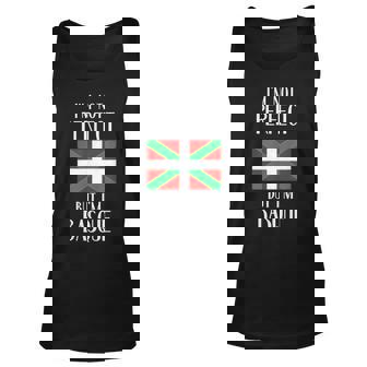 Im Not Perfect But Im Basque Funny Basque Pride Funny Gift Unisex Tank Top | Mazezy