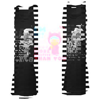 Im Not Weird Im Just More Creative Than You Anime Lovers Unisex Tank Top - Thegiftio