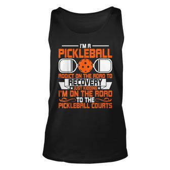 I’M A Pickleball Addict Pickleball Coach Paddleball Tank Top | Mazezy