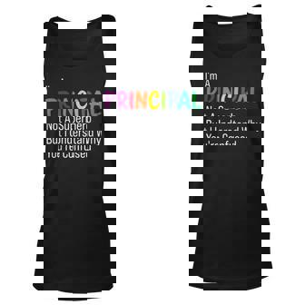 I'm A Principal Not A Superhero Principal Tank Top - Seseable