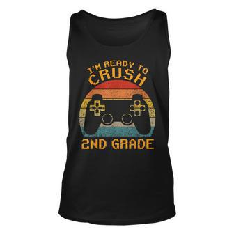 Im Ready To Crush 2Nd Grade Back To School Video Game Boys Unisex Tank Top | Mazezy