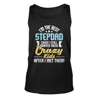 Im The Best Stepdad - Fathers Day Stepfather Unisex Tank Top | Mazezy