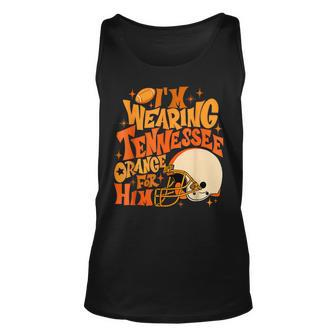 I'm Wearing Tennessee Orange For Him Tennessee Football Tank Top | Mazezy