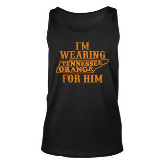 I'm Wearing Tennessee Orange For Him Tennessee Outfits Tank Top - Monsterry CA