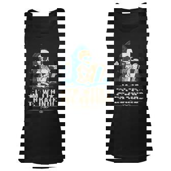 Im With The Banned Read Banned Books Lover Bookworm Unisex Tank Top | Mazezy