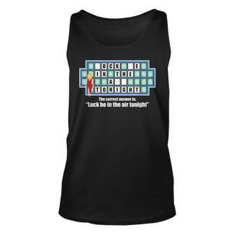 Inappropriate Adult Humor Quiz Puzzle Game Show Meme Funny  Unisex Tank Top