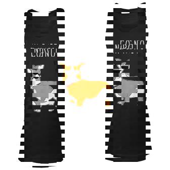 Incorgnito - Funny Corgi Dog Incognito Pun Unisex Tank Top | Mazezy