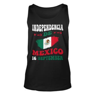 Independencia De Mexico Flag Pride Mexican Independence Day Tank Top - Monsterry DE