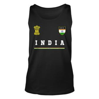 India SportSoccer Jersey Flag Football Unisex Tank Top | Mazezy