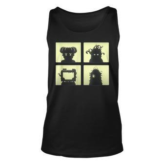 Inscryption Four Scribes Boss Psychological Card Game Scary Unisex Tank Top - Seseable
