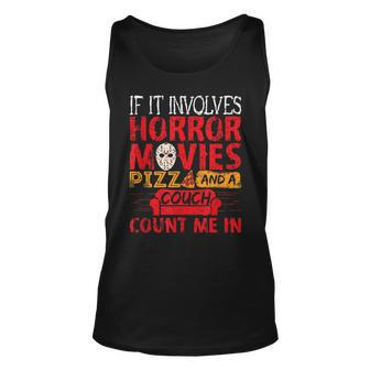 If It Involves Horror Movies Pizza And A Couch Movies Tank Top | Mazezy UK