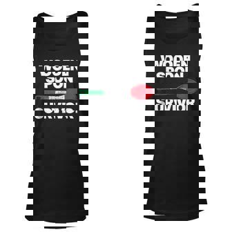 Italian Family - Funny Wooden Spoon Survivor Unisex Tank Top | Mazezy