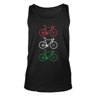 Italian Flag Italy Cycling Bike Bicycle Riding Biking Unisex Tank Top | Mazezy