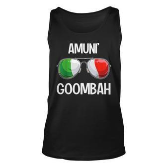 Italian Funny Italy Slang Italia Pun Amunin Goombah Unisex Tank Top | Mazezy