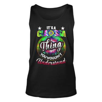 Its A Clarissa Thing Name T Tie Dye 60S 70S Birthday 70S Vintage Tank Top | Mazezy