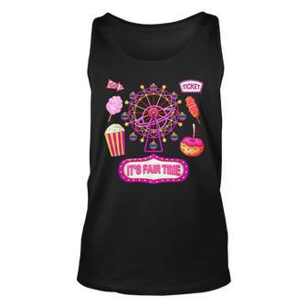 Its Fair Time State Fair Ferris Wheel And Good Food Tank Top - Monsterry UK