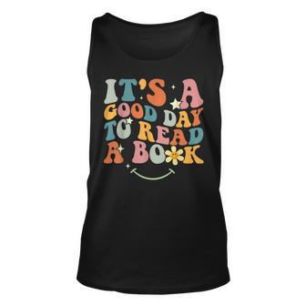 Its Good Day To Read Book Library Reading Lovers Men Reading Tank Top | Mazezy