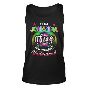 Its A Johanna Thing Tie Dye 60S 70S Hippie Johanna Name 70S Vintage Tank Top | Mazezy