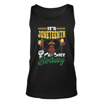 Its Junenth And My Birthday 1865 American African Black Unisex Tank Top | Mazezy AU