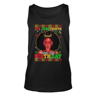 Its Junenth And My Birthday Africa Black 1865 American Unisex Tank Top | Mazezy