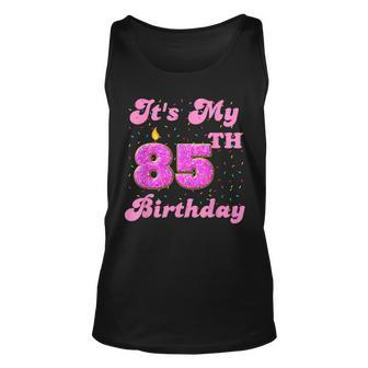 Its My 85Th Birthday Donut 85 Years Old Bday Unisex Tank Top - Seseable