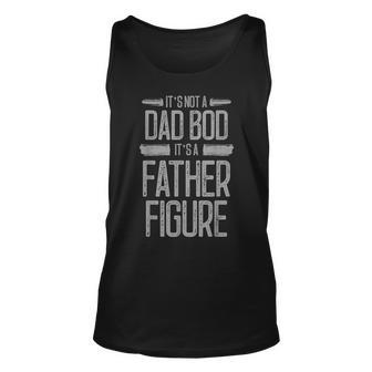 Its Not A Dad Bod Its A Father Figure Retro Vintage Unisex Tank Top - Thegiftio UK