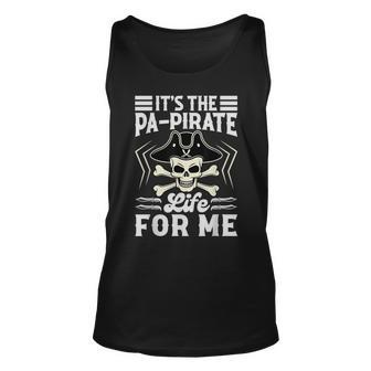 Its The Pa-Pirate Life For Me Pirate Dad Beach Vacation For Dad Tank Top | Mazezy UK