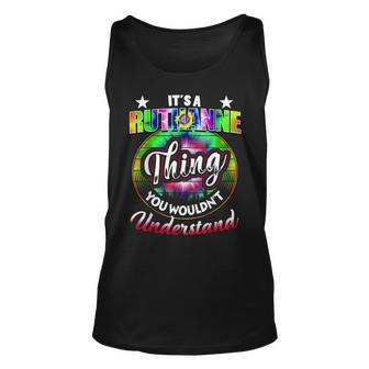 Its A Ruthanne Thing Name T Tie Dye 60S 70S Birthday 70S Vintage Tank Top | Mazezy
