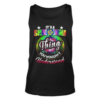 Its A Shawanna Thing Name T Tie Dye 60S 70S Birthday 70S Vintage Tank Top | Mazezy
