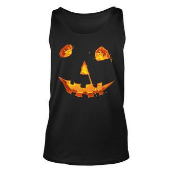 Jack O Lantern Halloween Holiday Pumpkin Costume Horror Halloween Tank Top | Mazezy