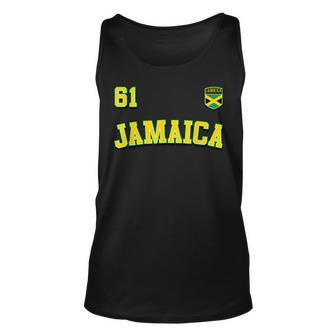 Jamaica 61 Independence Day 2023 Jamaican Flag Clothing Jamaican Flag Tank Top | Mazezy UK