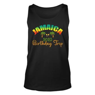 Jamaica Birthday Trip 2023 Matching Birthday Party Road Trip Unisex Tank Top - Seseable