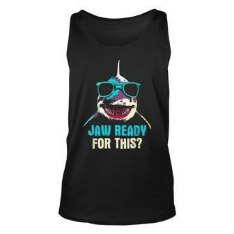 Jaw Ready For This Week Friday Shark Vacation Summer Tank Top | Mazezy UK