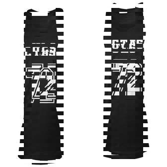 Jersey Style Cutlass 71 1972 Old School Muscle Car Unisex Tank Top | Mazezy