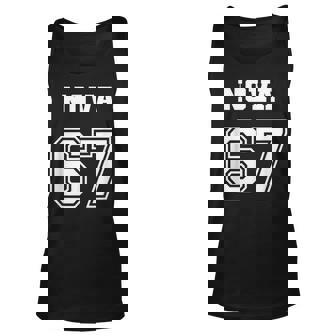 Jersey Style Nova 67 1967 Classic Old School Muscle Car Unisex Tank Top | Mazezy