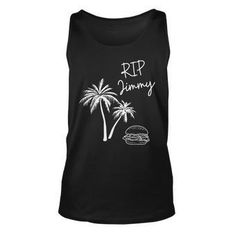 Jimmy Music Genius Palm Tree And A Burger Tank Top - Seseable