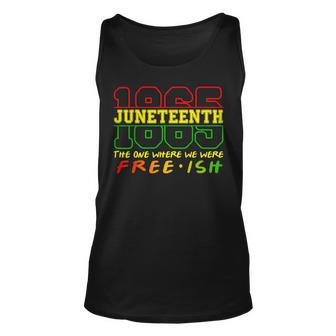 Junenth 1865 Black Pride Celebrating Black Freedom Gifts Unisex Tank Top | Mazezy AU