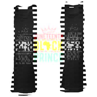 Junenth 1865 Boy Son Afro American African Prince Unisex Tank Top - Seseable