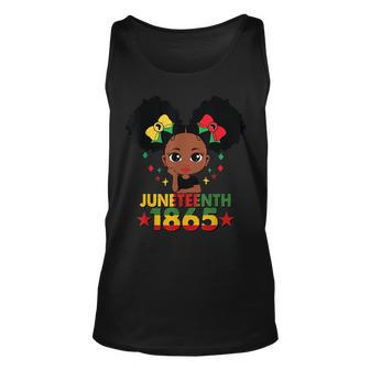 Junenth 1865 Celebrate Kids African American Black Unisex Tank Top - Thegiftio UK