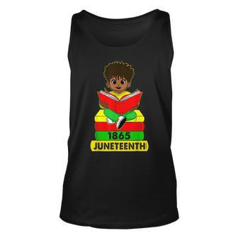Junenth 1865 Freedom Day History Book Kid Toddler Boy Son Unisex Tank Top | Mazezy