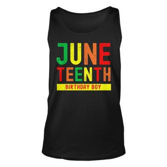 Junenth Birthday Boy | Born On June 19Th Unisex Tank Top | Mazezy