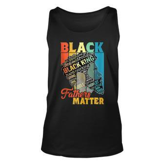 Junenth Black Fathers Matter Dad Pride Fathers Day 2023 Unisex Tank Top | Mazezy
