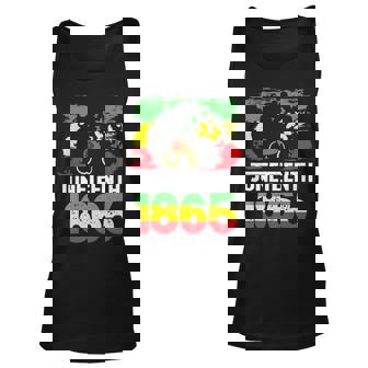Junenth Black Woman Afro Design Unisex Tank Top | Mazezy