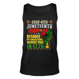 Junenth Breaking Every Chain Since 1865 African American Unisex Tank Top - Seseable