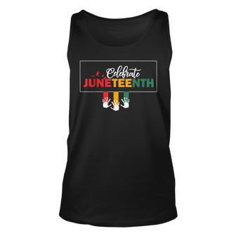 Junenth Celebrate Quote African American Cool Junenth Unisex Tank Top | Mazezy
